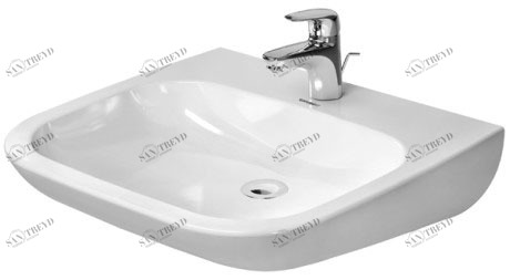 23136000702 Подвесная раковина настенная овальная Duravit D-Code