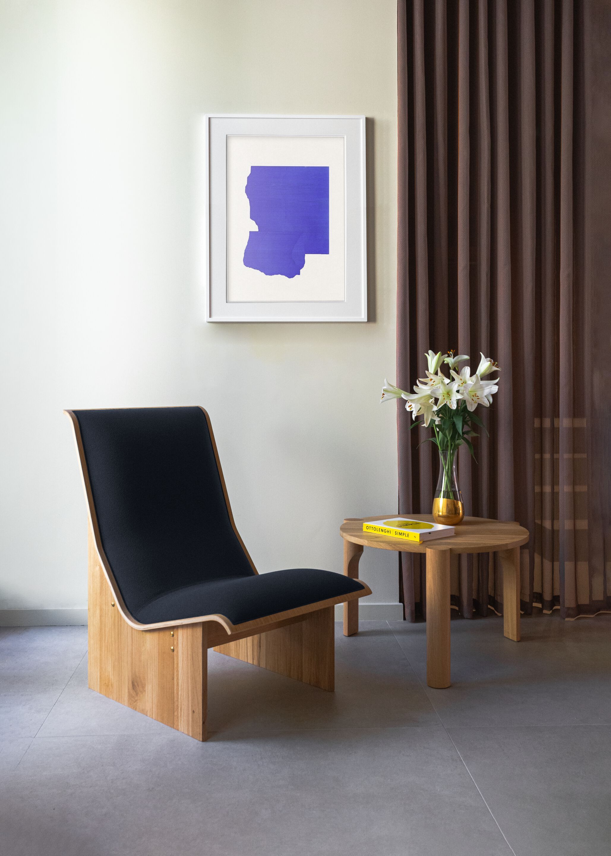 Деревянное кресло с высокой спинкой Omelette Editions PORTA ARCH-00030888 - Вид №3