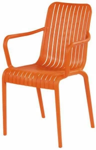 GABER Штабелируемый стул из технополимера с подлокотниками