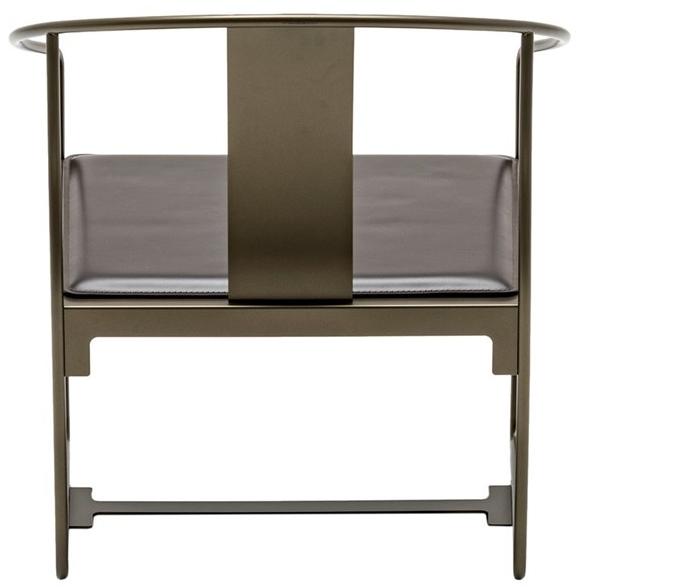 Driade Кресло из стали с порошковым покрытием с подлокотниками Mingx sun-id-1464959 - Вид №2