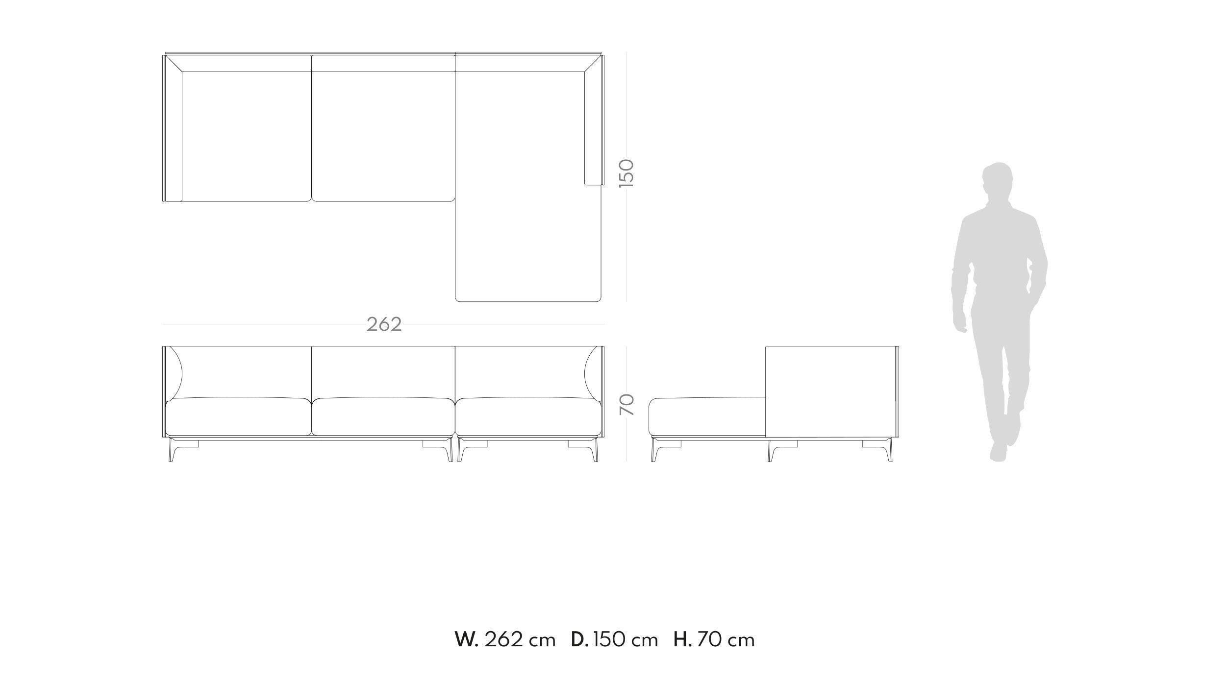 Ткань диван PRADDY Natur ARCH-00016945 - Вид №4