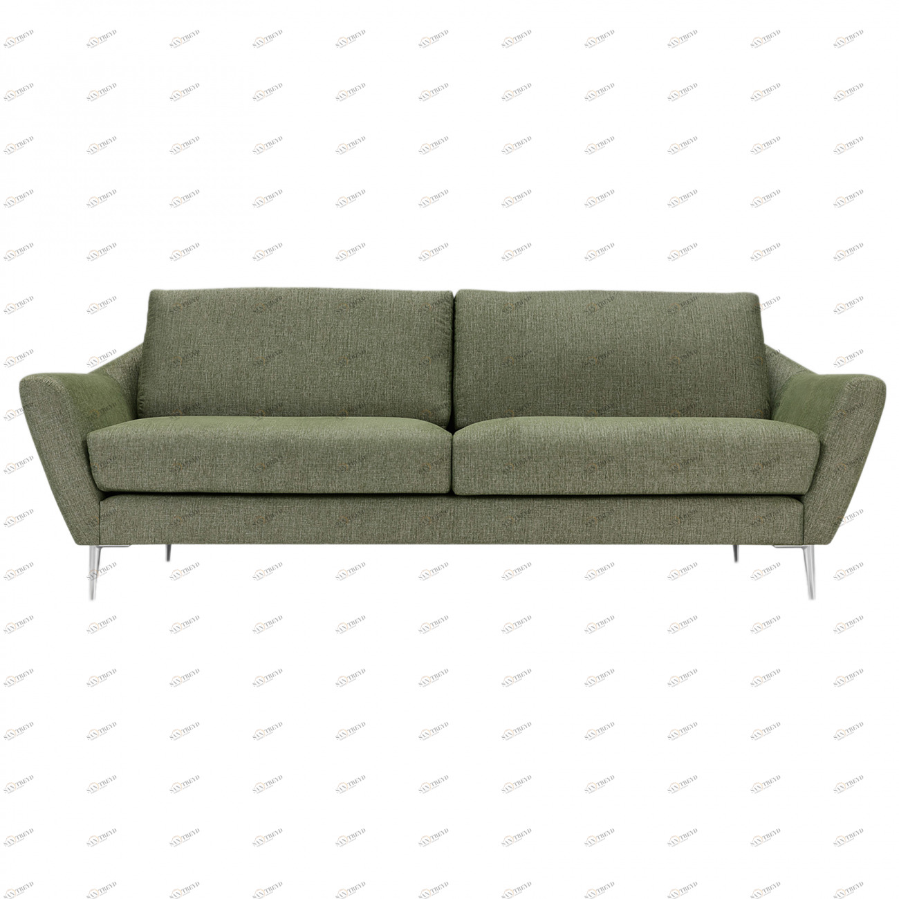 Диван трехместный прямой болотный Agda SITS ДИЗАЙНЕРСКИЕ, AGDA 192440 Зеленый 