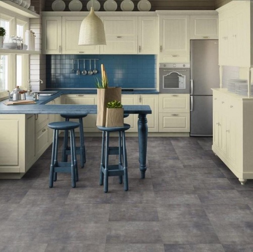 Виниловый ламинат Tarkett Lounge Concrete Дизайнерский с брашью (Текстурированная) 457,2х457,2 мм 1000901222 - Вид №5