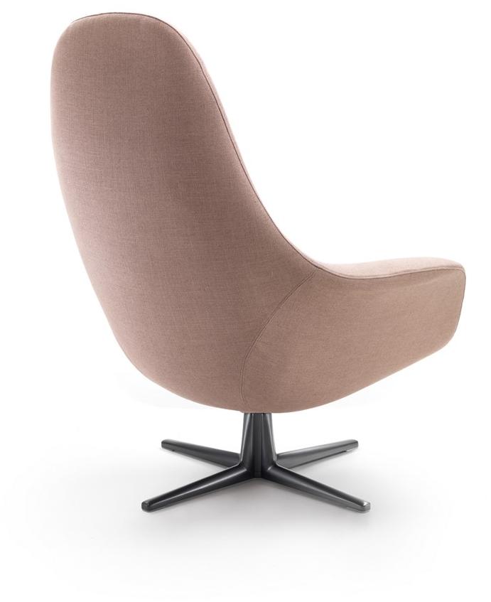 Flexform Вращающееся кресло из ткани с подлокотниками Sveva sun-id-1471757 - Вид №4