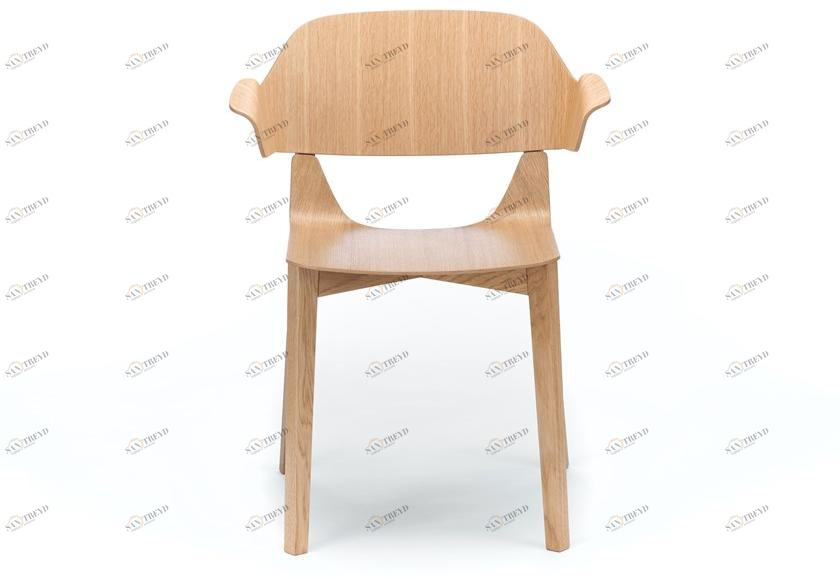 TON Деревянный стул с подлокотниками Leaf 321 437