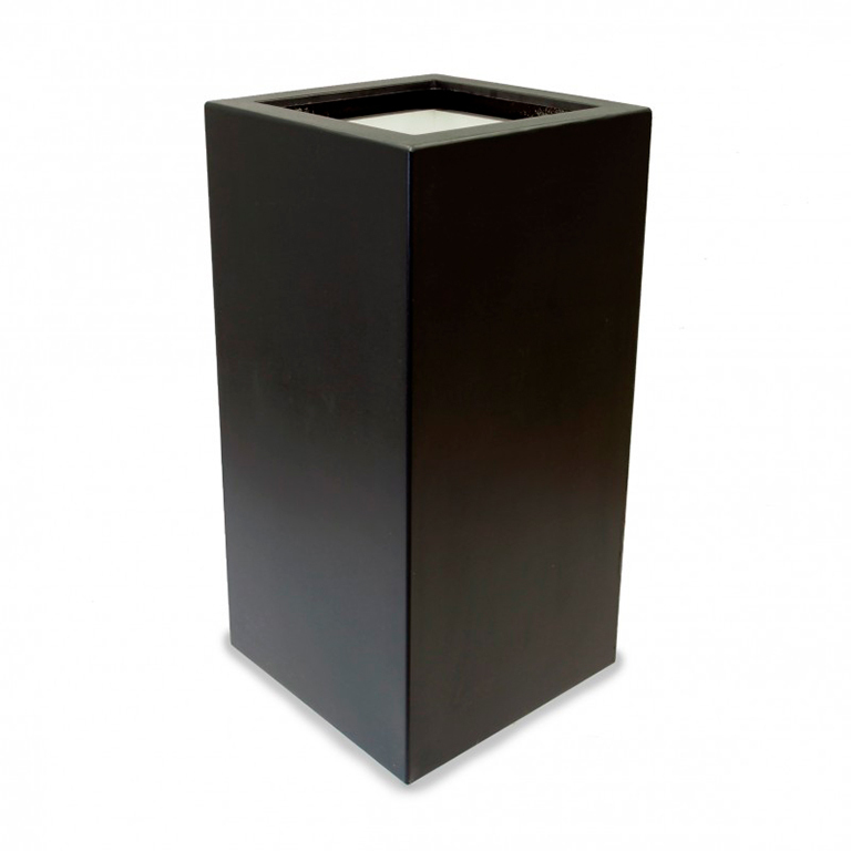 Кашпо коллекции "Кари" CD-03-63 50/50/100 RAL7021 ГеоПластБорд