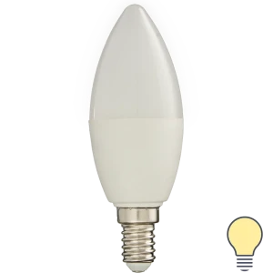 Лампа умная светодиодная Osram Smart Plus E14 220-240 В 5 Вт свеча матовая 470 лм теплый белый свет 89143921 STLM-2100415