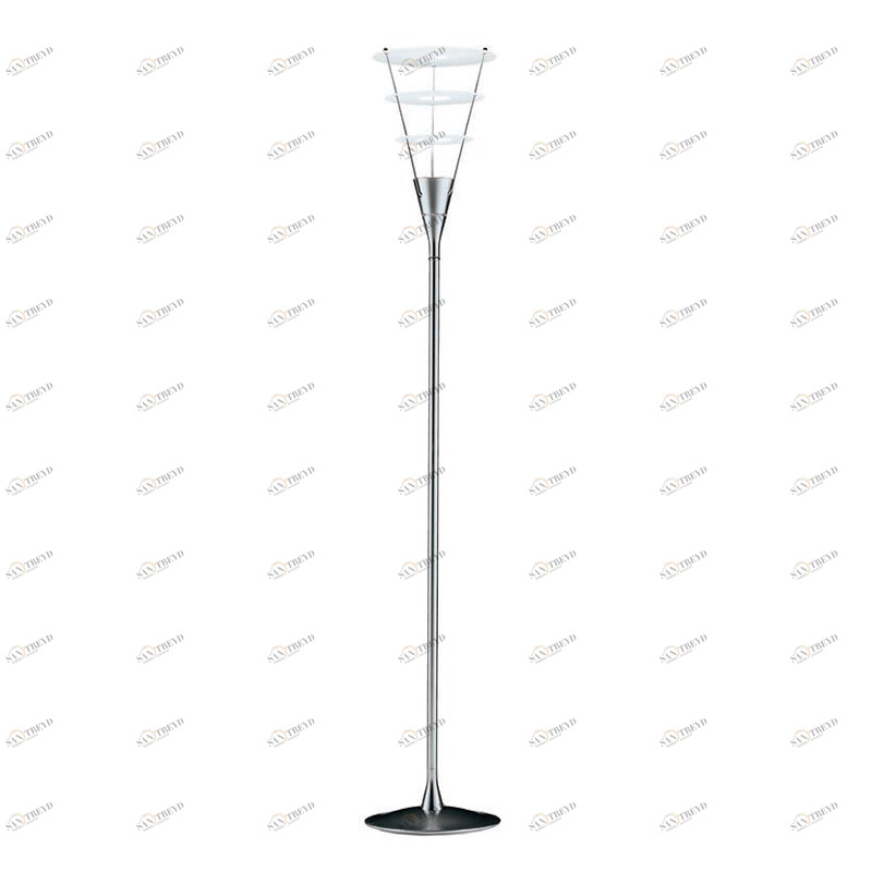Торшер белый с золотом 199,5х33 см Saturnina D25C0133 FABBIAN  00-3882415 Белый;прозрачный;хром 