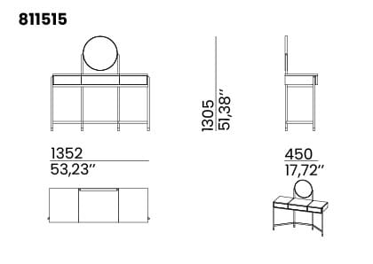 Мобильный туалетный столик animovel Ньюпорт ARCH-00007024 - Вид №1