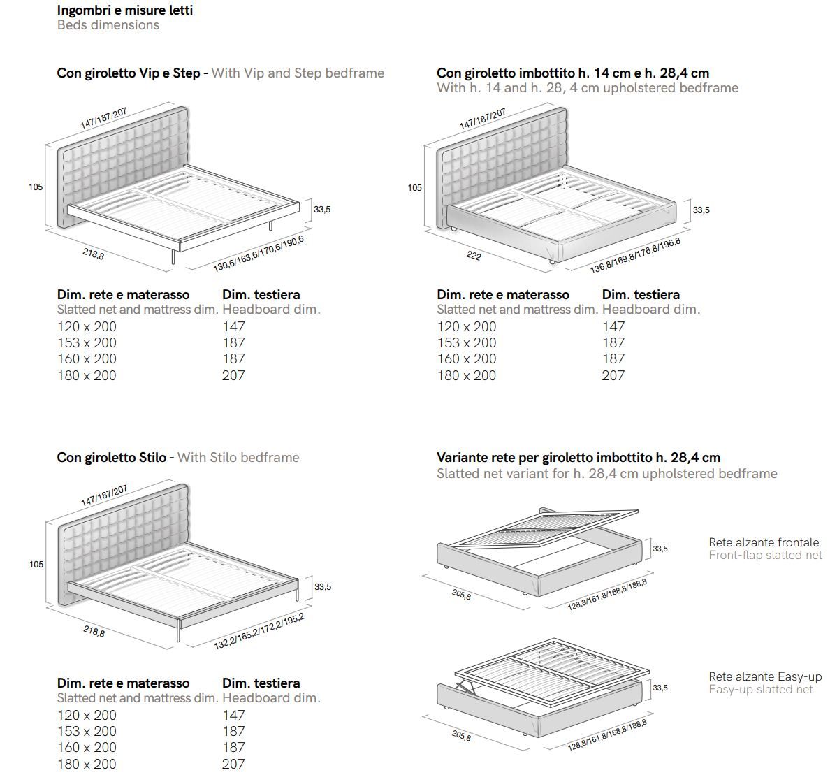 Тканевая кровать с мягким изголовьем Adok RUBIK ARCH-00009825