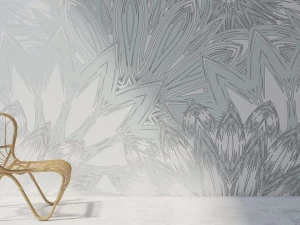 YO2 Металлические флизелиновые обои с цветочными мотивами Bohemian carbons