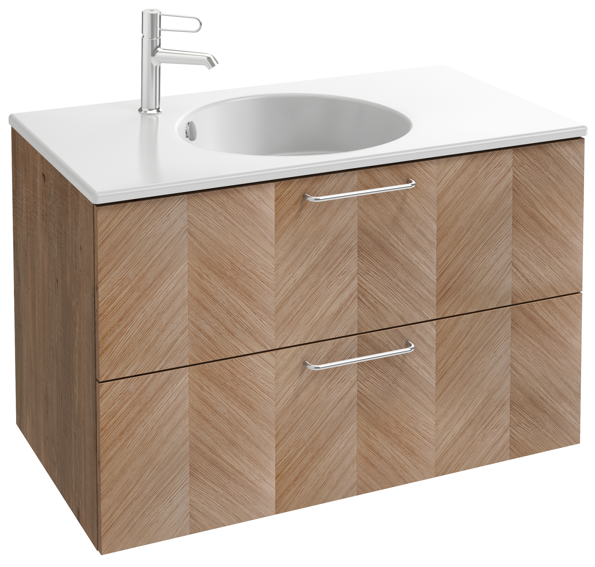 EB2523-R5-P14 Тумба под столешницу 90 см, 2 ящика, хромированная ручка JACOB DELAFON ODÉON RIVE GAUCHE ODEON RIVE GAUCHE