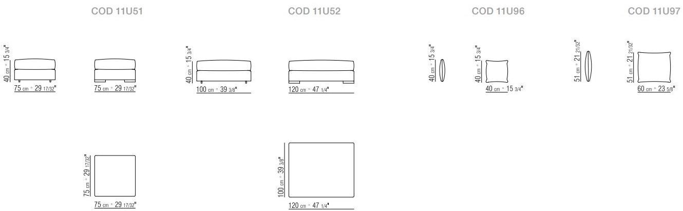 Flexform Модульный тканевый диван Magnum sun-id-1512443 - Вид №9