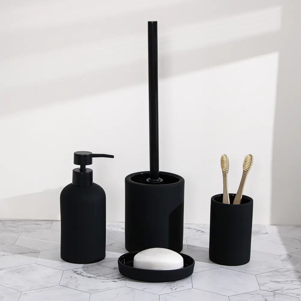 89380312 Стакан для зубных щёток Iddis Universal Black LMUBC00i45 керамика цвет черный STLM-1573845 - Вид №1