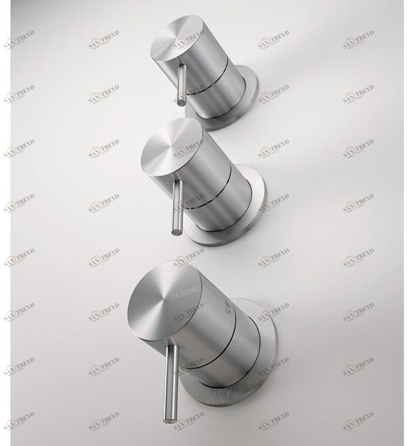 ZAZZERI Смеситель для душа из нержавеющей стали на 3 отверстия Z316 sun-id-1438298