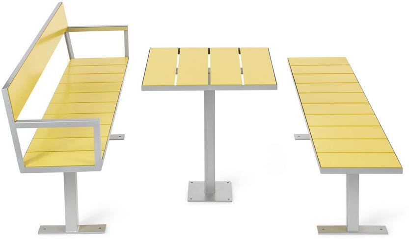 Nola Industrier Стол для общественных мест из стали Sidewalk sun-id-1396979 - Вид №1