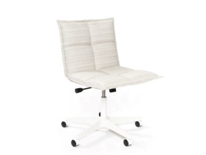 Офисное кресло с регулируемой высотой из ткани с 5 спицами