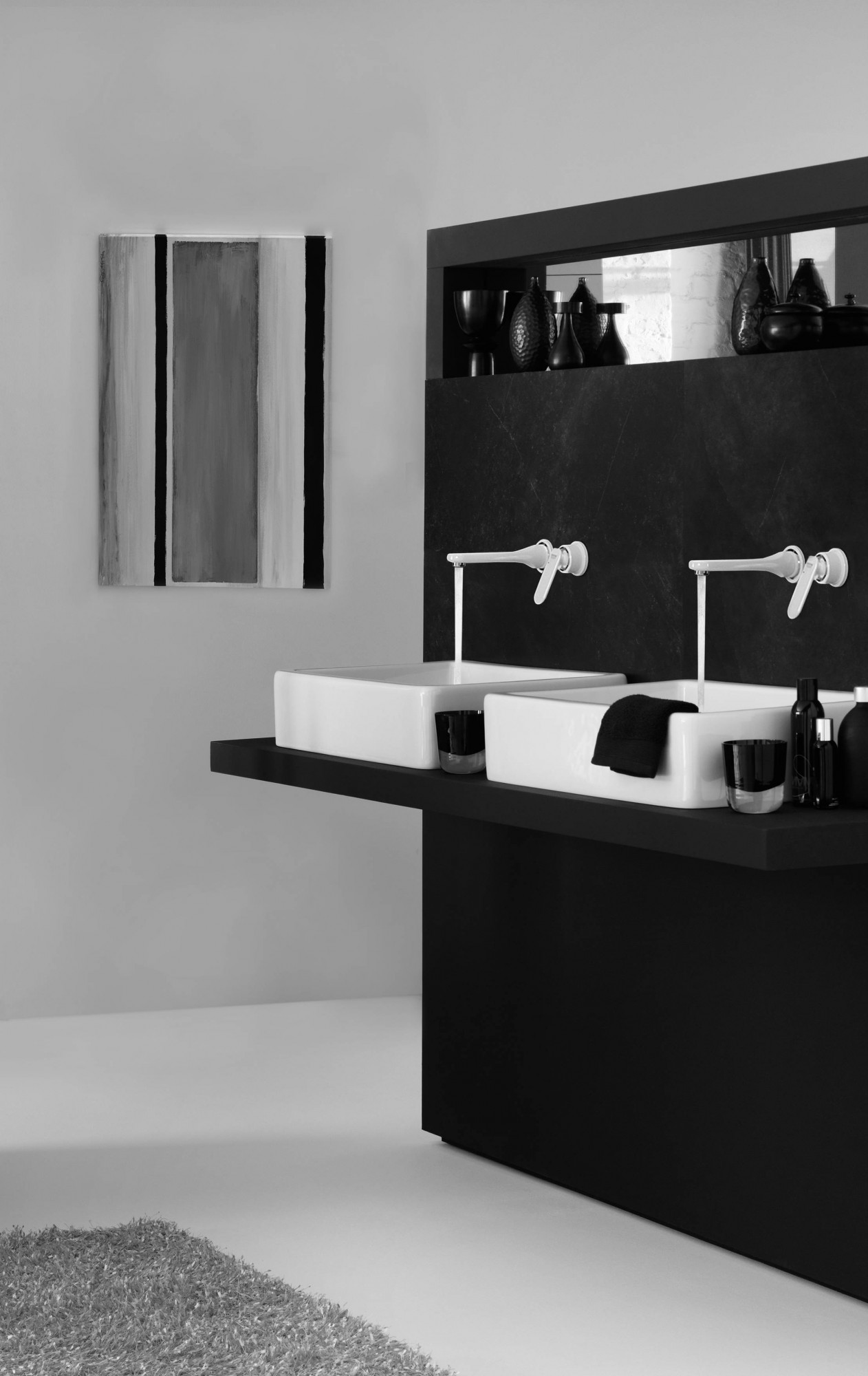 19342LS0 Внешняя часть смесителя для раковины Grohe Veris белая луна