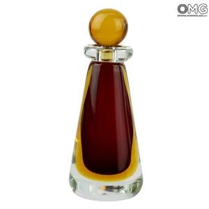 3859 ORIGINALMURANOGLASS Флакон Клюква - соммерсо - муранское стекло OMG 6 см