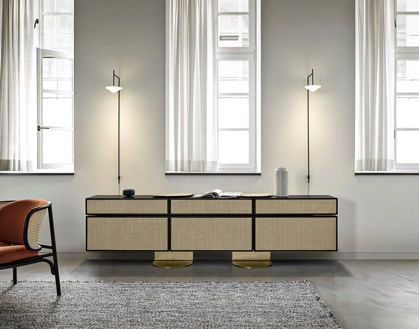 Wiener GTV Design Комод из дерева и венской соломы Nyny sun-id-1427448 - Вид №2