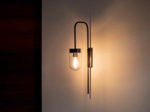 Латунная светодиодная наружная настенная лампа
