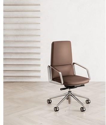 Las Mobili Офисное кресло руководителя с подлокотниками и высокой спинкой Lead sun-id-1501406 - Вид №2