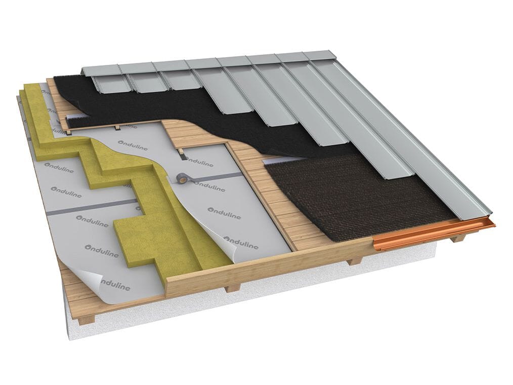 Паровая мембрана с высокой воздухопроницаемостью ONDULINE ITALIA ONDUTISS ARCH-00032457 - Вид №1