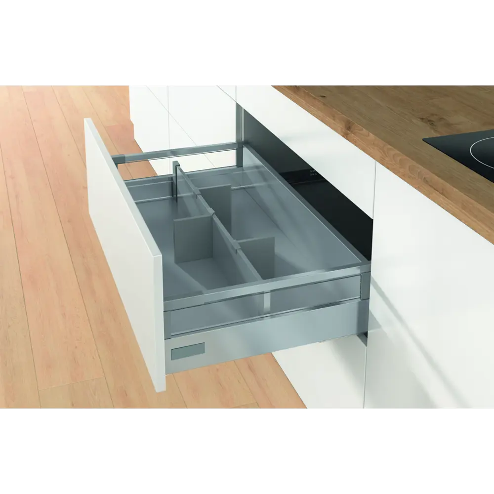 Перегородка для ящика Hettich Orga Store 820IAKB600 15x6.8x61.5 см пластик цвет серый STLM-2186628 - Вид №4
