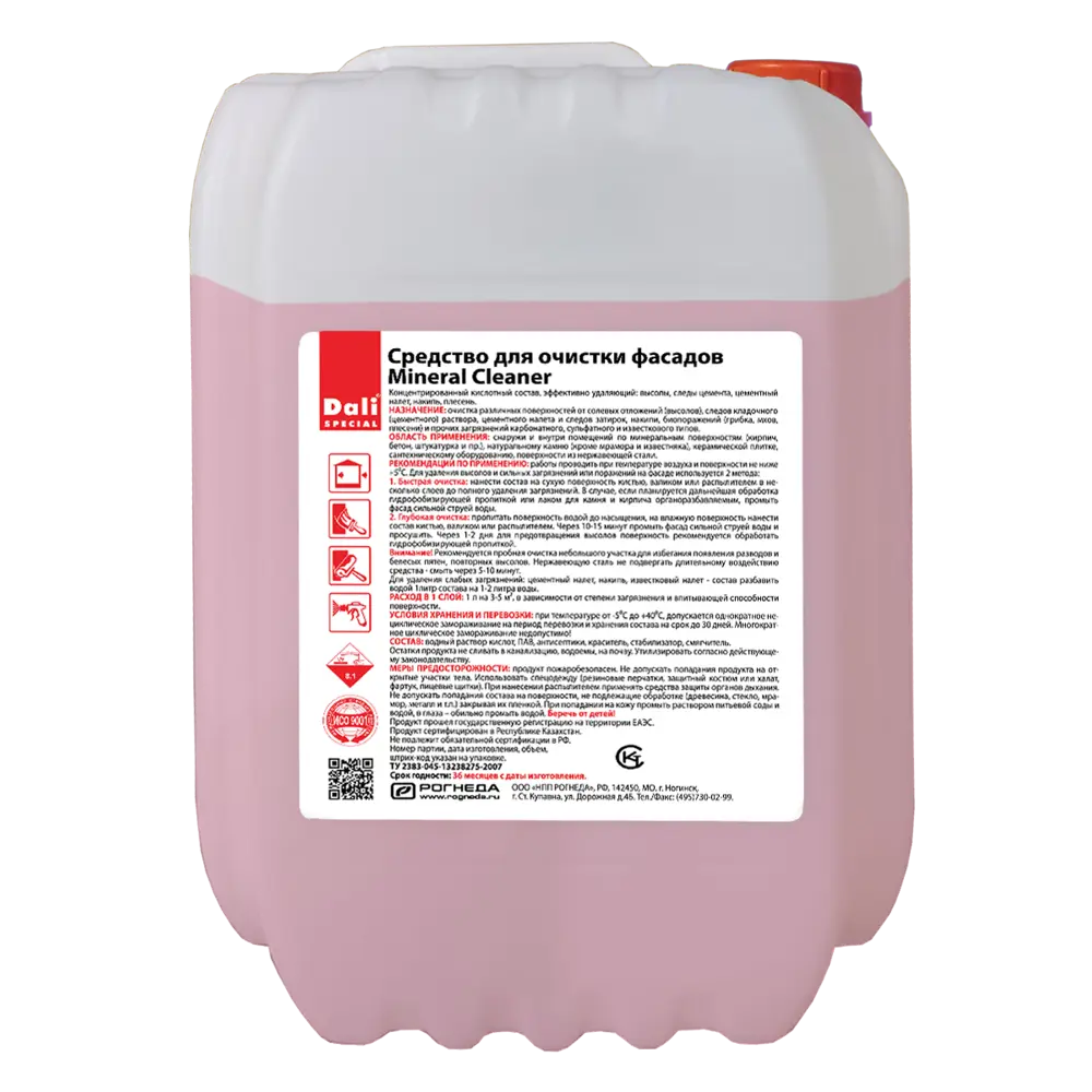 Очиститель фасадов Dali Mineral Cleaner 10 л STLM-2159669 - Вид №3