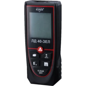 Лазерный дальномер Elitech 40Л-ЗЕЛ, 40 м - точные измерения для строительства 89367683