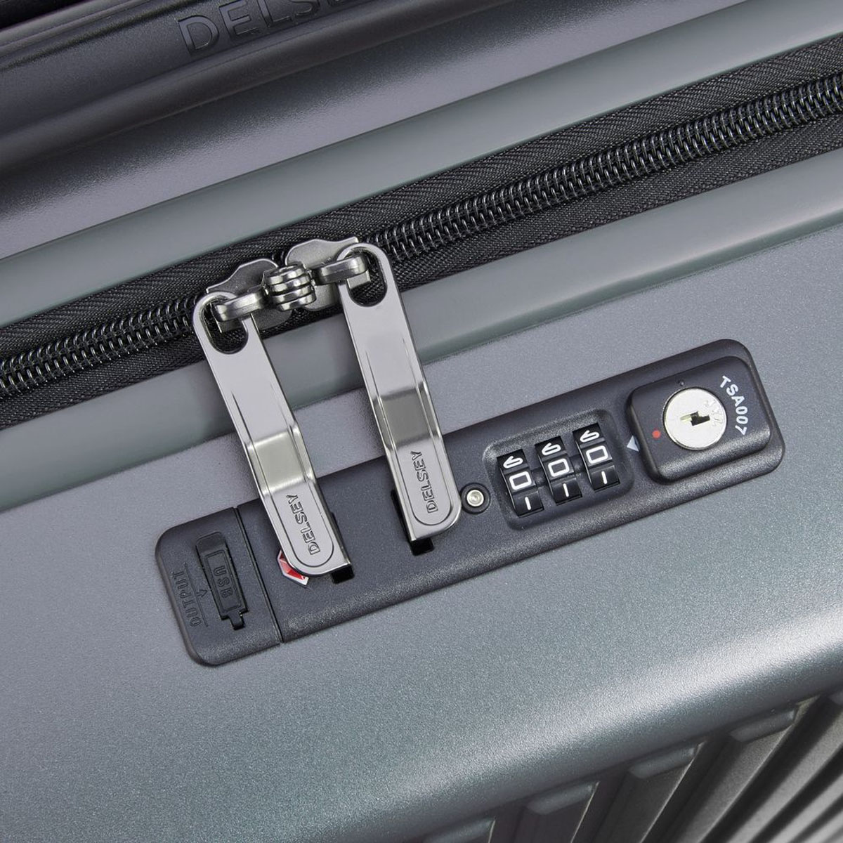 2173803 01 Чемодан 2173803 S Delsey Securitime Zip  - Вид №4