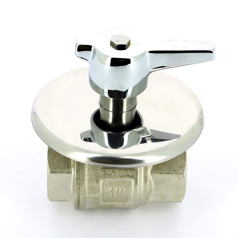 Кран шаровой ВВ под штукатурку маховик ITAP 1" 1381