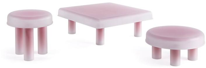 JCP UNIVERSE Низкий квадратный журнальный столик из оргстекла Sopovria sun-id-1411292 - Вид №1