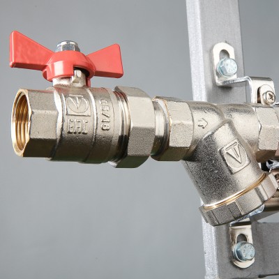 VT.GPM.06S04.L6 Узел этажный для поквартирного учета тепловой энергии Valtec 1", 6 вых., ввод слева  - Вид №7