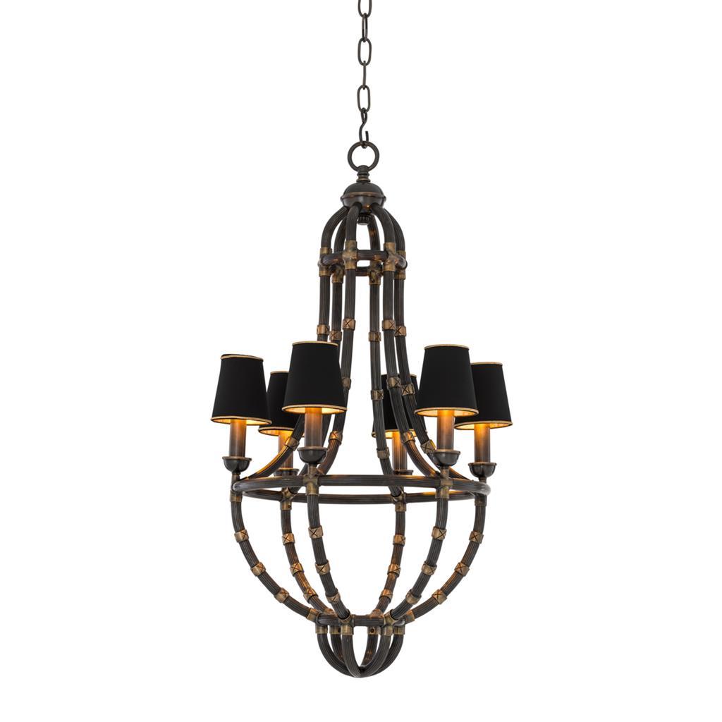 Люстра Moreaux S от Eichholtz бронза 110226 EICHHOLTZ ДИЗАЙНЕРСКИЕ, EICHHOLTZ 061606 Бронза  - Вид №1