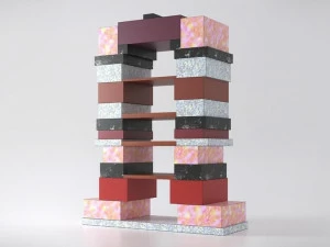 De Rosso Открытый книжный шкаф из ламината HPL Limited edition