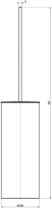 11372B-BP Ерш VICO подвесной цвет черный матовый LANGBERGER VICO, BLACK EDITION - Вид №2