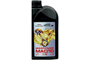 91216747 Масло для 2-х тактных двигателей полусинтетическое 1 л STLM-0520643 GREEN REVOLUTION