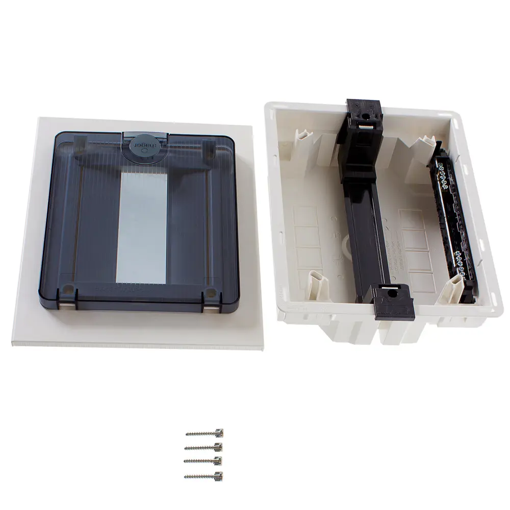 Щит распределительный встраиваемый Hager Golf VF108TD 8 модулей IP30 пластик STLM-2074094 - Вид №2