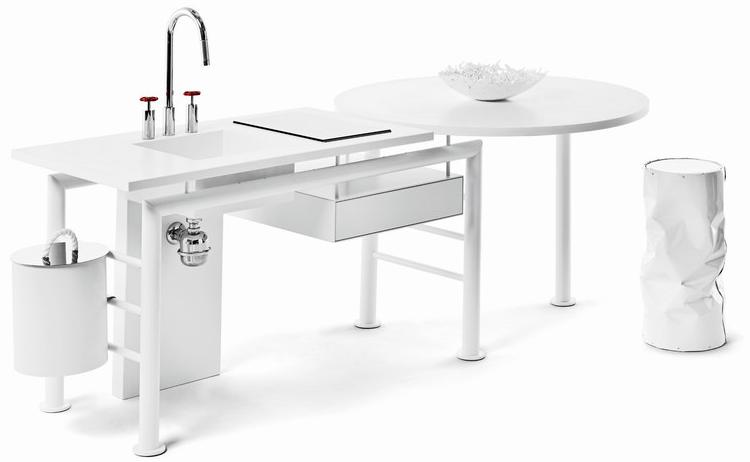 Opinion Ciatti Отдельностоящий кухонный модуль из стали Axis sun-id-1349959 - Вид №3