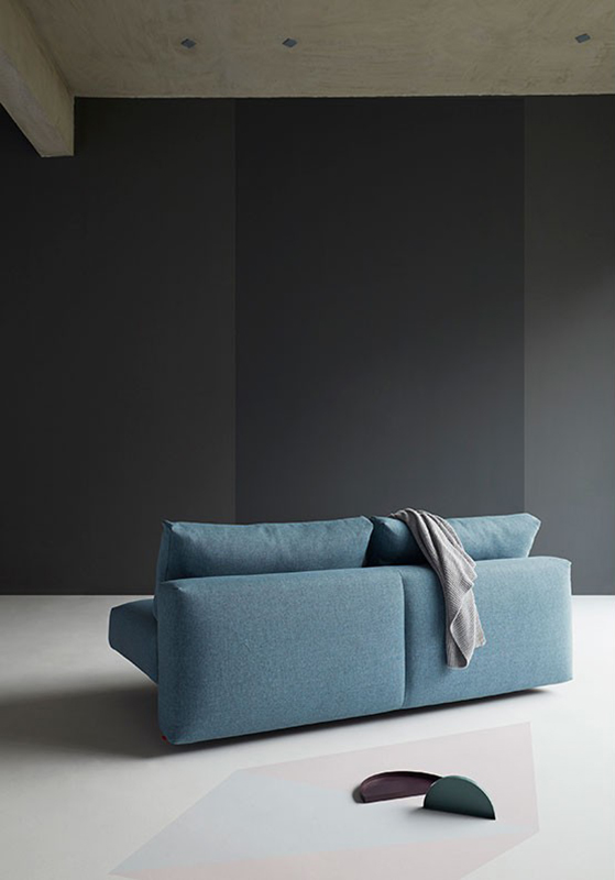 Диван Frode с ножками Stem из светлого дерева, голубой Innovation Living FRODE525 - Вид №7