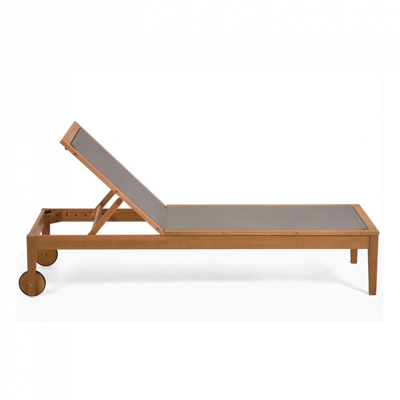 097641 Шезлонг из эвкалипта зеленый La Forma Caterin  - Вид №6