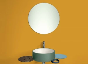 Lago Круглое настенное зеркало Punto