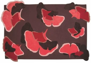 Toulemonde Bochart Прямоугольный шерстяной коврик с цветами The designers