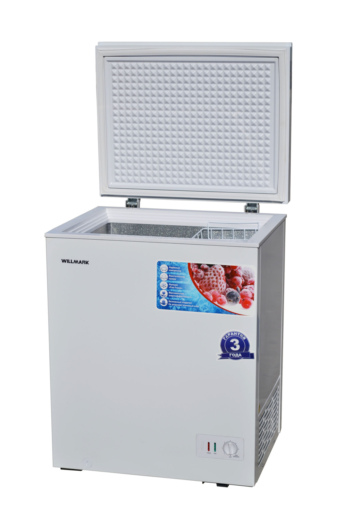 9024137 Морозильный ларь WILLMARK CF-120G белый STDN-0080329 - Вид №1