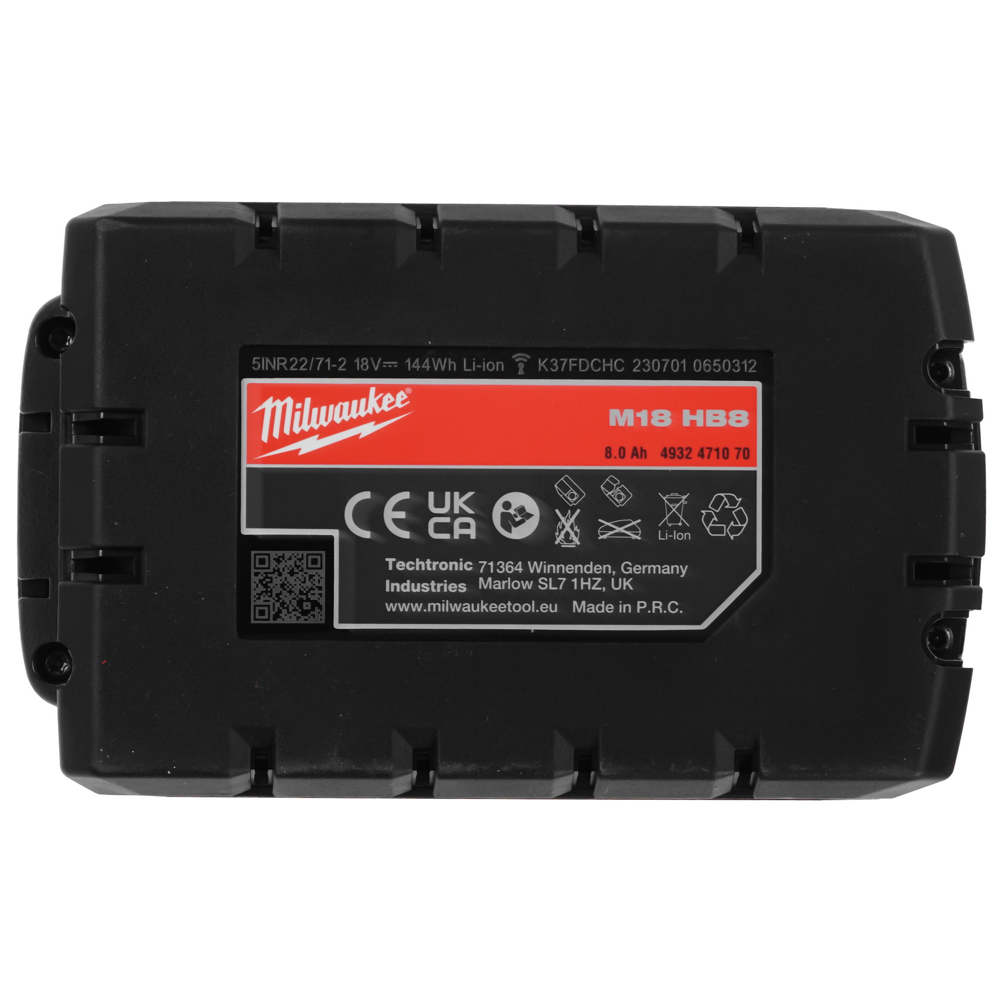 Набор аккумуляторов с зарядным устройством Milwaukee M18 HNRG-802 5466799 STDN-0023234 - Вид №3