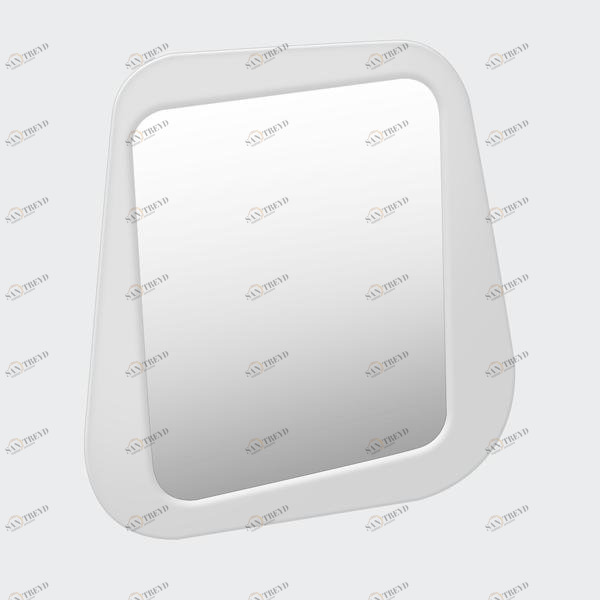 Зеркало настенное малое крашеное белое Woodi WOODI ДИЗАЙНЕРСКИЕ 00-3966369 Белый 