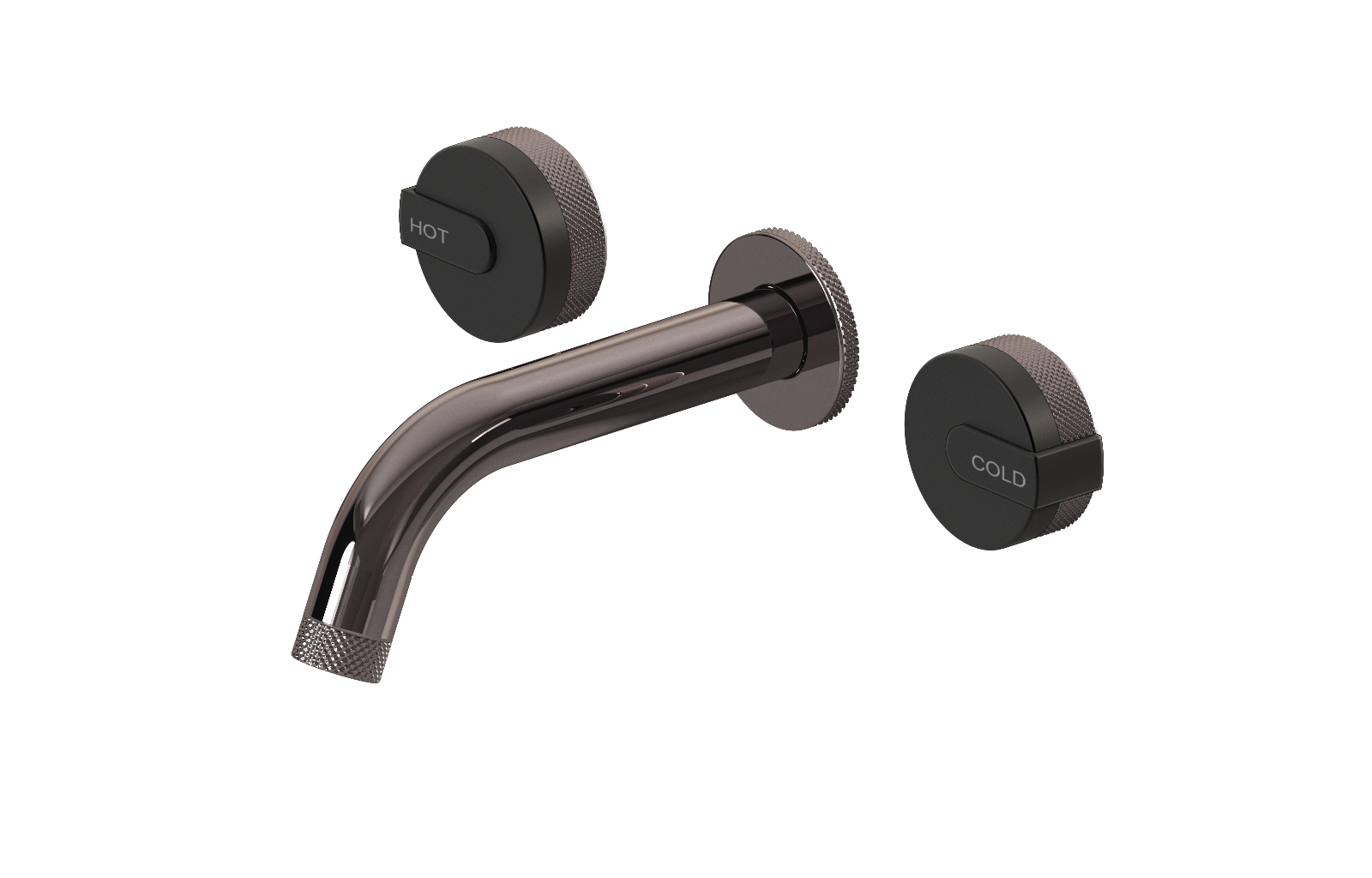 E-11530-R1MBK-L1MBK-OX Смеситель для умывальника из 19,1см носикем (внешняя часть) GRAFF MOD+