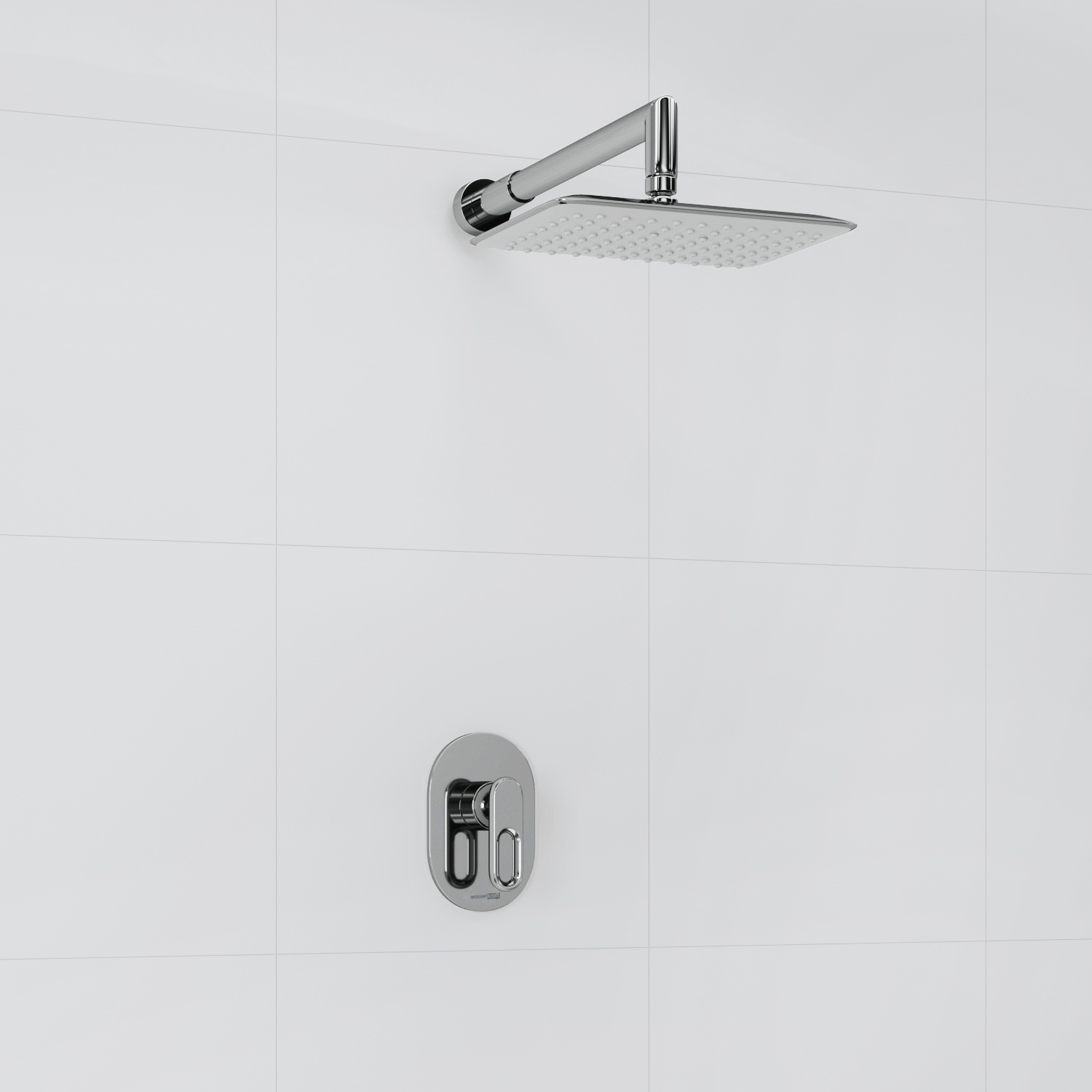 A12831 Встраиваемый комплект для душа с верхней душевой насадкой WasserKRAFT 