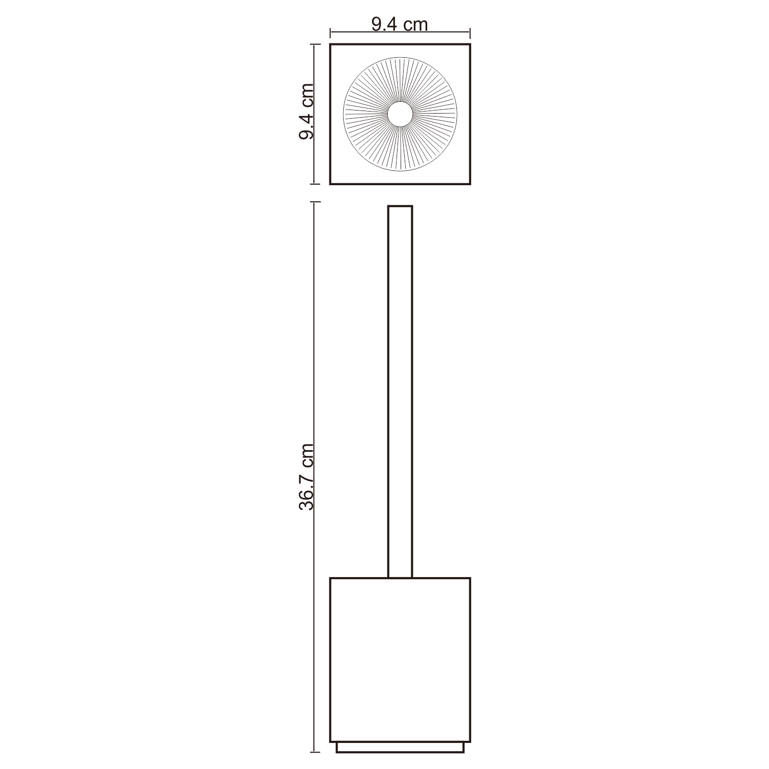 K-3827 Leine Щетка для унитаза WasserKRAFT Leine K-3800  - Вид №2
